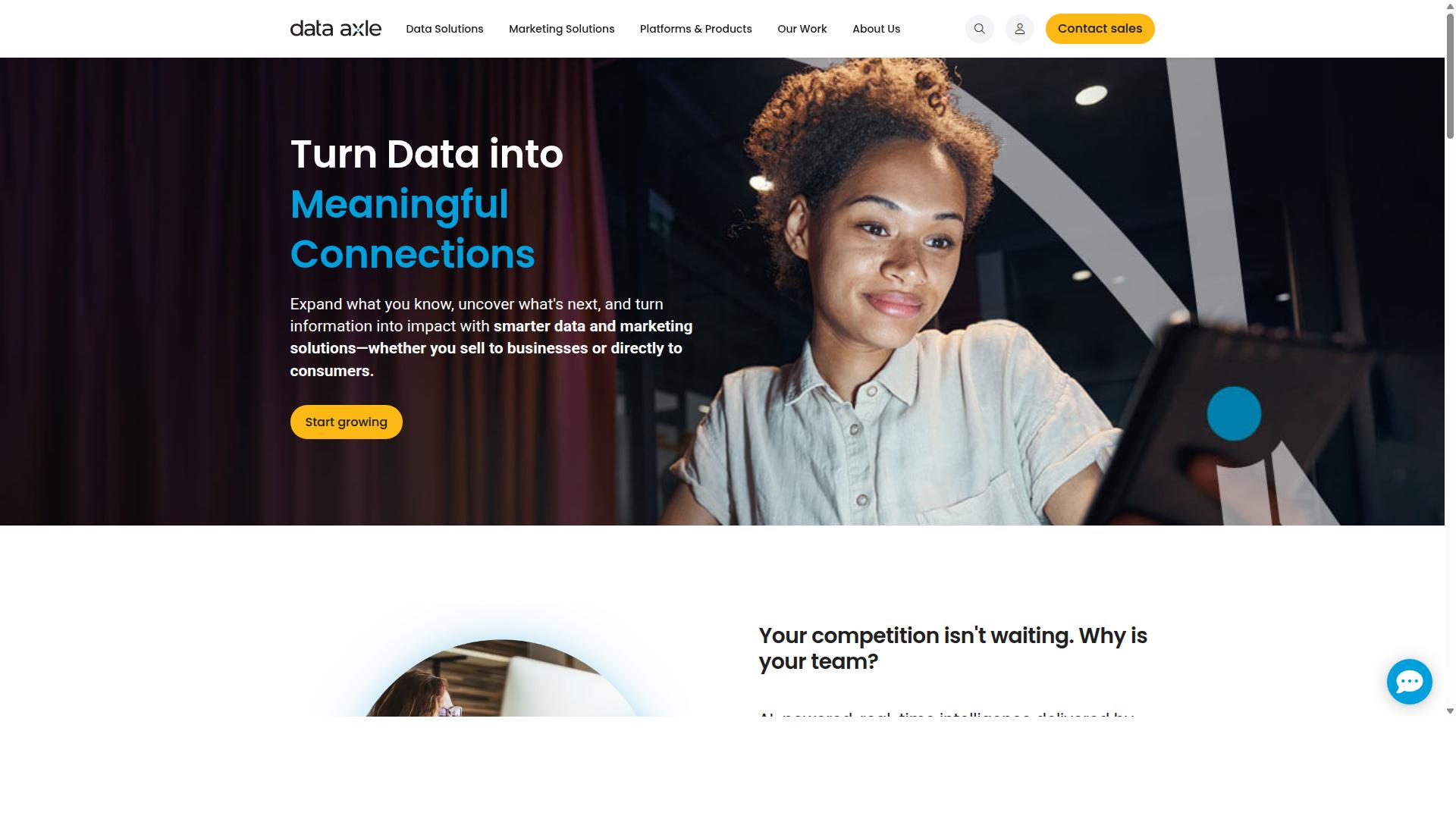 Data Axle website